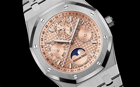 audemars piguet perpetual calendar salmon dial|royal oak perpetual calendar price.